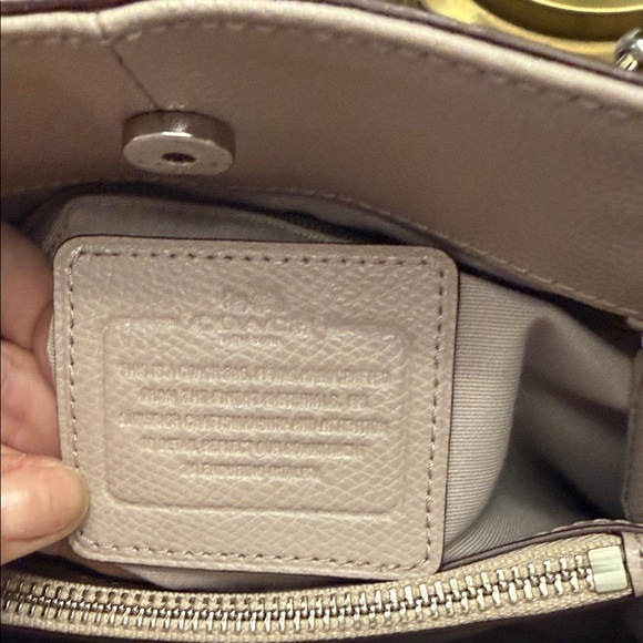 Coach Taupe Minetta Satchel Crossbody - Picture 5 of 7